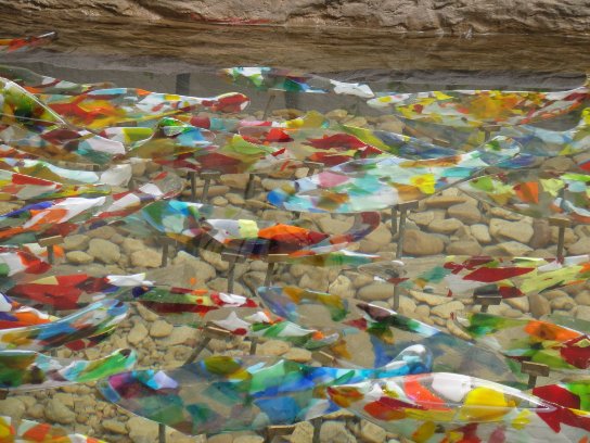 Children's Medical Center Garden Glass Fish